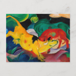 Yellow Cow by Franz Marc Postcard