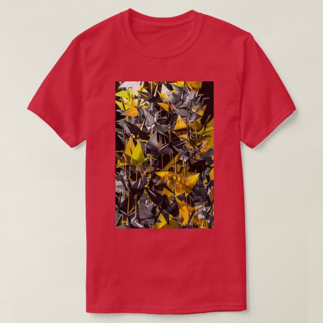 Yellow Cranes T-Shirt (Design Front)