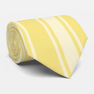 Yellow (Crayola) Colour Stripe Funky Pattern Tie