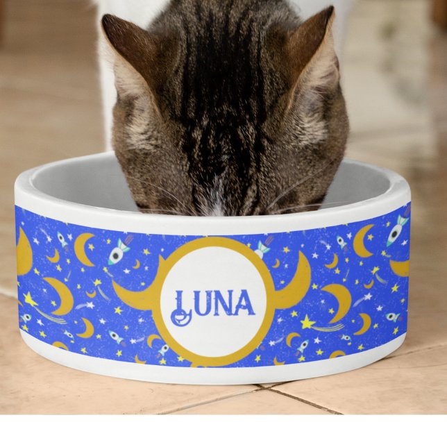 Yellow Crescent Moons shooting Star Space Rockets  (Creator Uploaded)