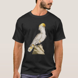 Yellow Crested Cockatoo Bird Illustration By Saver T-Shirt