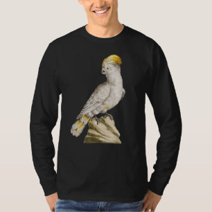 Yellow Crested Cockatoo Bird Illustration By Saver T-Shirt
