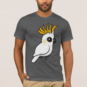 Yellow-crested Cockatoo (crest up) T-Shirt