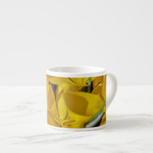 Yellow Crocus Flowers Espresso Cup