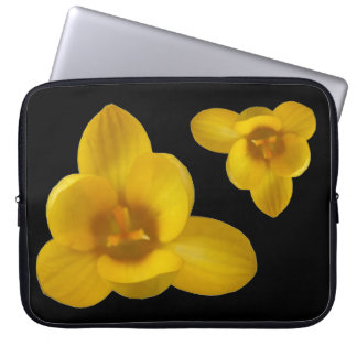 Yellow Crocus Laptop Bag