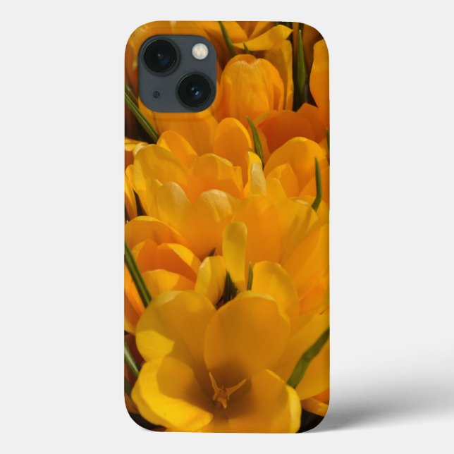Yellow Crocuses - Happy Floral  Heralds of Spring Case-Mate iPhone Case (Back)