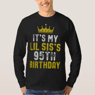 Yellow Crown 95th Bday For Sister From Sister Brot T-Shirt