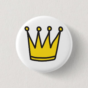 Yellow Crown button