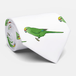Yellow Crowned Kakariki Tie