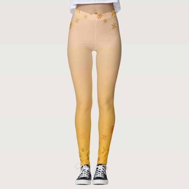 Yellow Custom Leggings (Front)