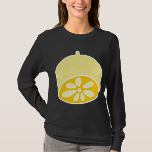 Yellow Cute Food Lemon Fruit Cartoon Kawaii Anime  T-Shirt