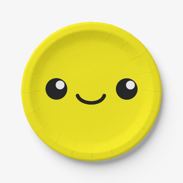 Yellow Cutie Paper Plate (Front)