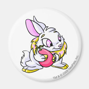 Yellow Cybunny hugging Negg Magnet