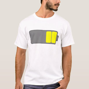 Yellow Dad Battery T-Shirt