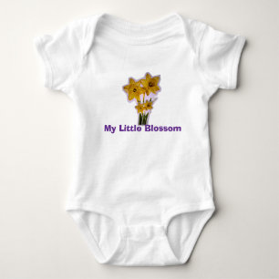 Yellow Daffodil Baby Bodysuit. Bodysuit