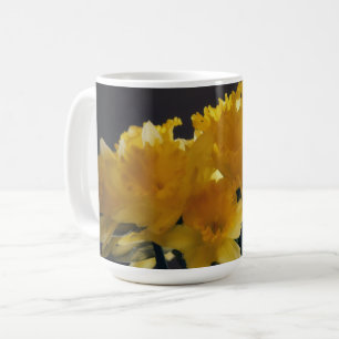 Yellow Daffodil Flowers Art Mug Cup