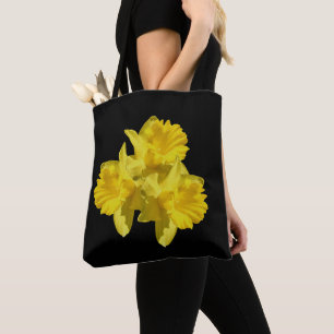 Yellow Daffodil Flowers Tote Bag