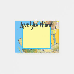 Yellow Daffodil Love You Mum Post It Notes