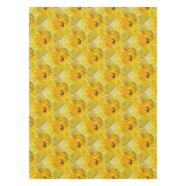 yellow daffodil tablecloth (Front)