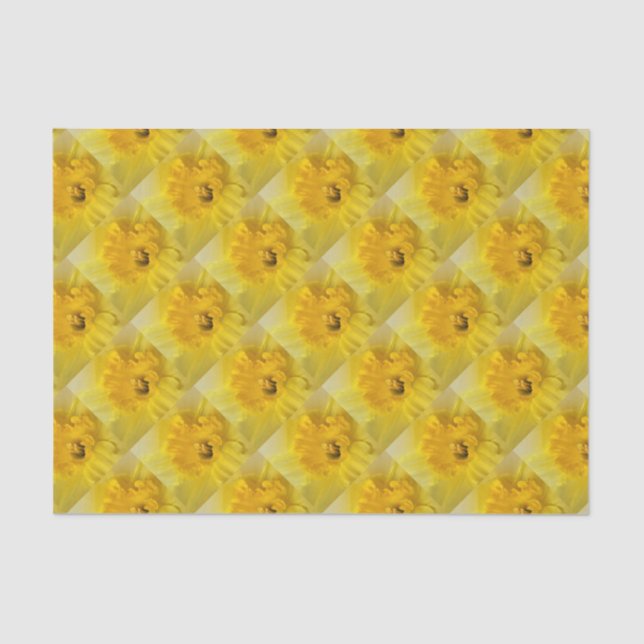 yellow daffodil tissue paper (Front)