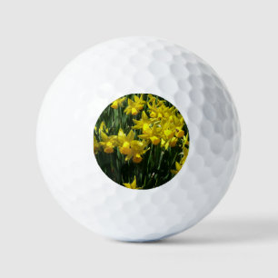 Yellow Daffodils I Cheery Spring Flowers Golf Balls