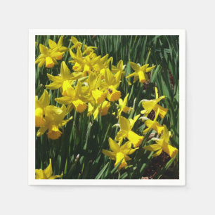 Yellow Daffodils I Cheery Spring Flowers Napkin