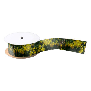 Yellow Daffodils I Satin Ribbon