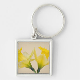Yellow daffodils keychain