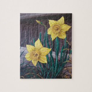 Yellow Daffodils Puzzle 8" x 10"