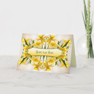 Yellow Daffodils - Thank You Card