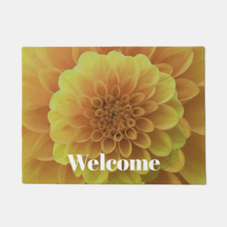 Yellow Dahlia Doormat