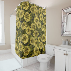 Yellow Dahlia garden
