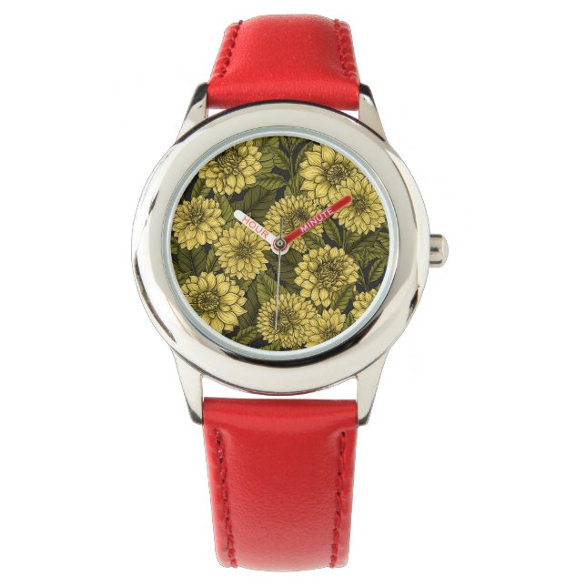 Yellow Dahlia garden Watch (Front)