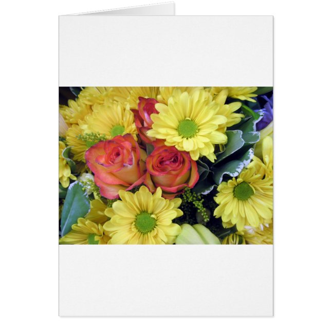 Yellow Daisies and Red Roses (Front)