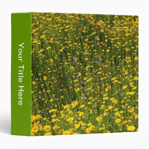 Yellow Daisies Binder