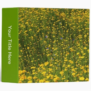 Yellow Daisies Binder