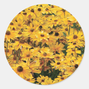 Yellow Daisies Envelope Seal Stickers