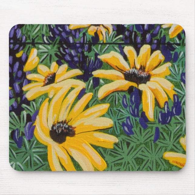 Yellow Daisies Mouse Pad (Front)