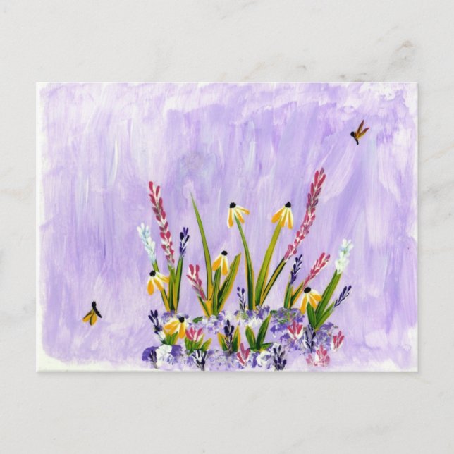 Yellow Daisies Postcard (Front)