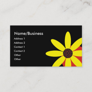Yellow Daisy Business Card