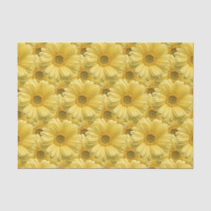 Yellow Daisy Daisies Floral Gift Tissue Paper