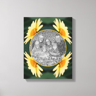 Yellow Daisy Flower Create Your Own Photo Canvas Print