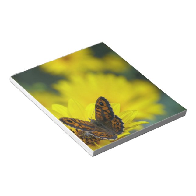 Yellow Daisy Helenium Notepad (Angled)