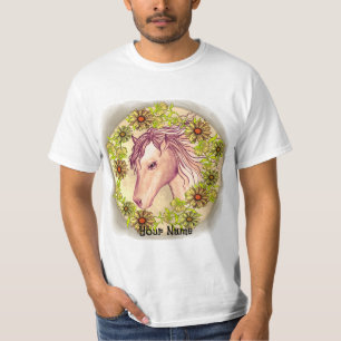 Yellow Daisy Horse t-shirt