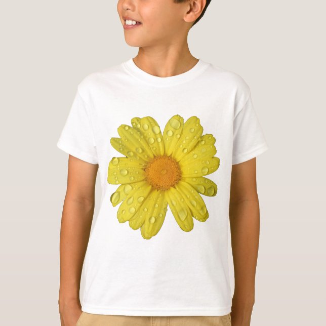 Yellow Daisy in the Rain T-Shirt (Front)