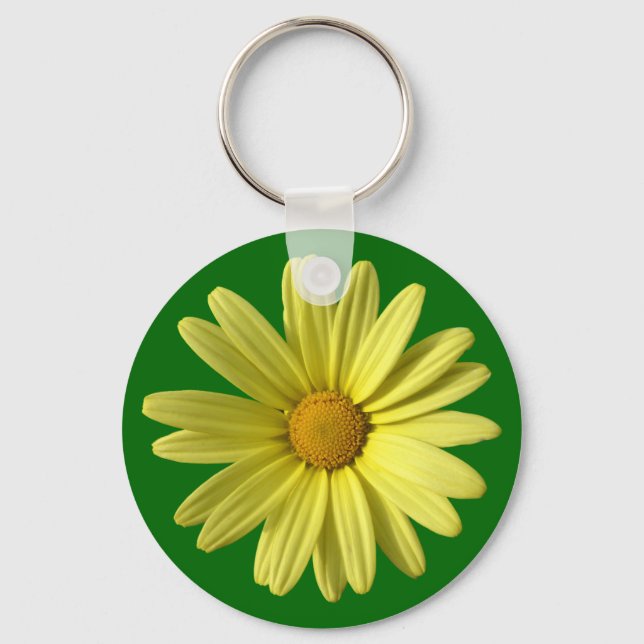 Yellow Daisy Keychain (Front)