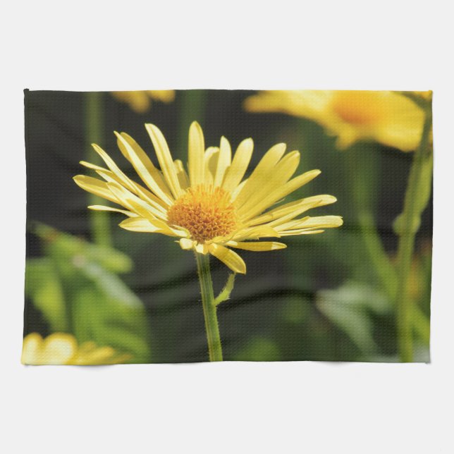 Yellow Daisy Kitchen Towel (Horizontal)