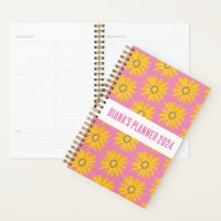 Yellow Daisy Pattern Flowers Blooms Floral CUSTOM