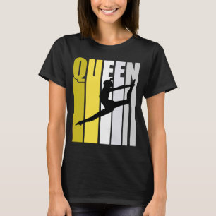 Yellow Dance Queen Girls Birthday Competition Coac T-Shirt