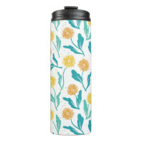 Yellow Dandelion Floral Pattern - Nature-Inspired